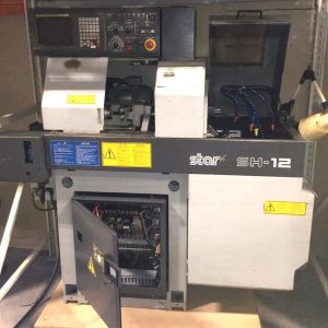 Star SH-12 Swiss Type Auto Lathe CNC Screw Machine Center w/Fanuc Series 21-T 1